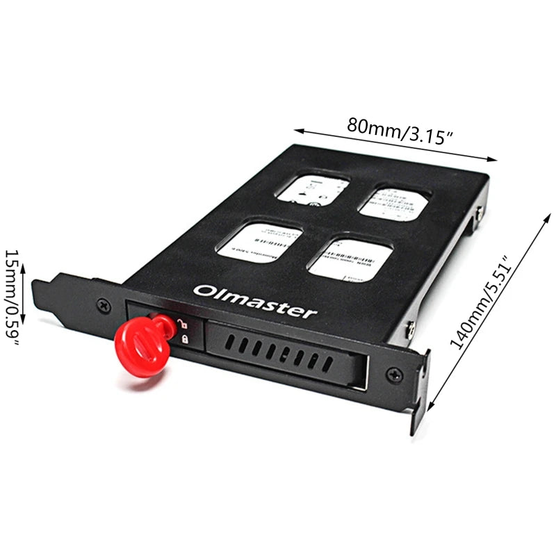 Oimaster Pci Mobile Rack Enclosure For 2.5 Inch Hard Disk for Case