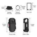 For Insta 360 X5 Accessories Kit Include Carry Case/Silicone Cover/Lens Guards/Screen Tempered Glass/Silicone Support Base Mount