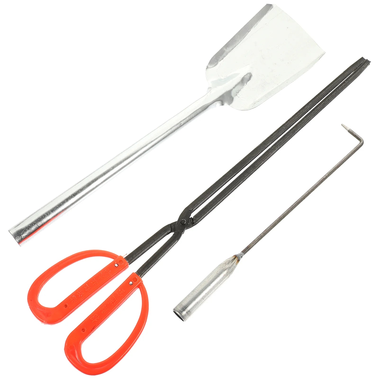 1 set Fireplace Tools Set Fire Tool Fire Accessories Winter Fireplace Tool Fire Poker Fireplace Fire Hook Fireplace Shovel Iron