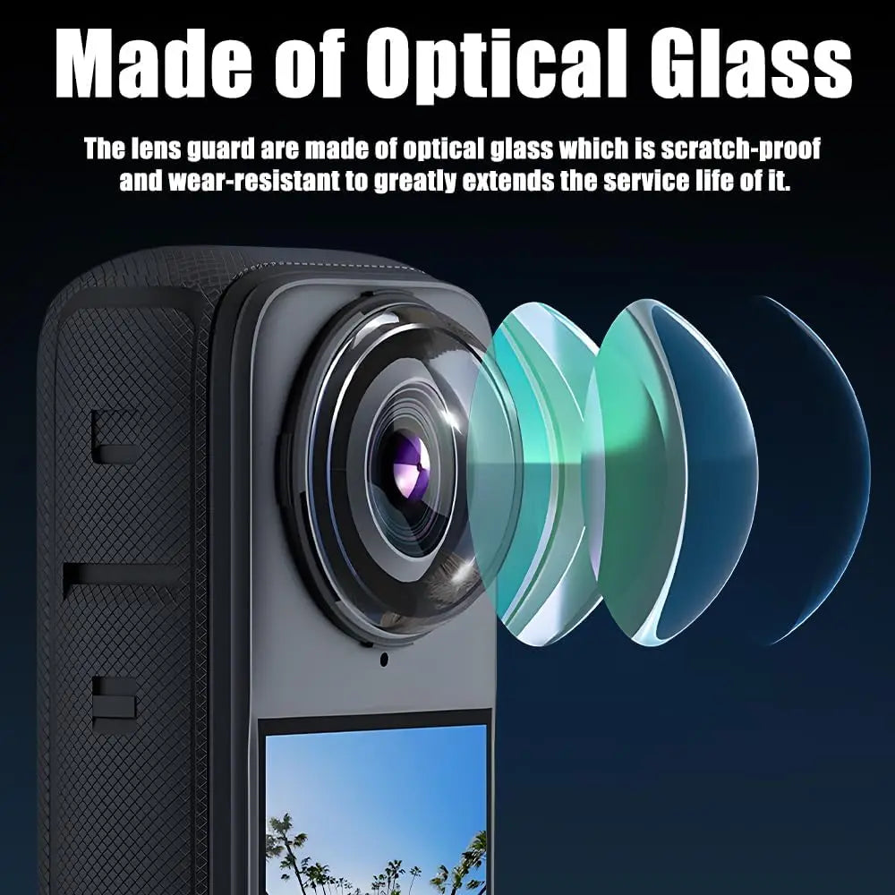 For Insta 360 X5 Accessories Kit Include Carry Case/Silicone Cover/Lens Guards/Screen Tempered Glass/Silicone Support Base Mount