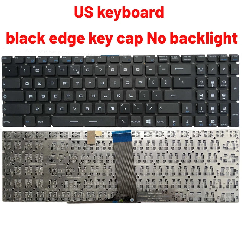 Russian/US/Spanish laptop keyboard For MSI GP62 GP62MVR MS-16J9 MS-16J5 MS-16J6 MS-16JB MS-16J3 MS-1781 MS-1782 MS-1783 MS-1785