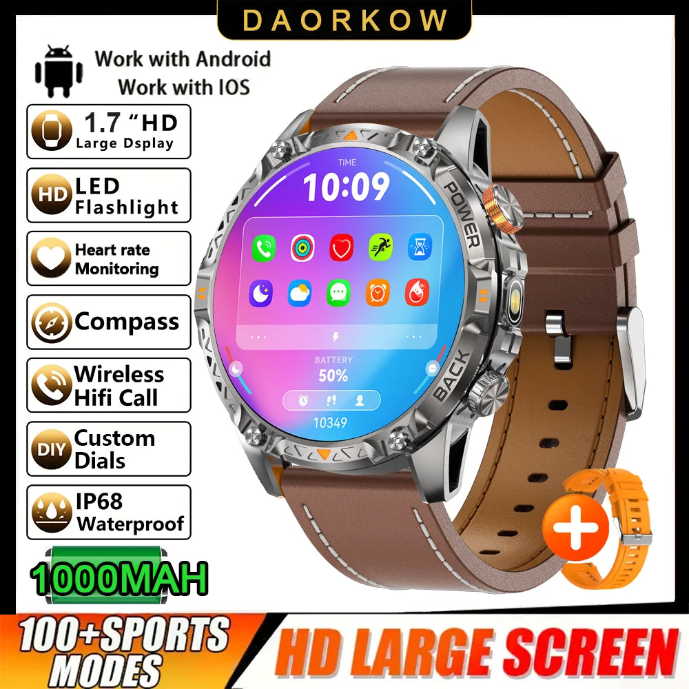 The New Watch Has Smart Sports Features, a 1,000mah Battery, Fitness Tracker, 100+ Sports Modes, and Support for Wireless Calls