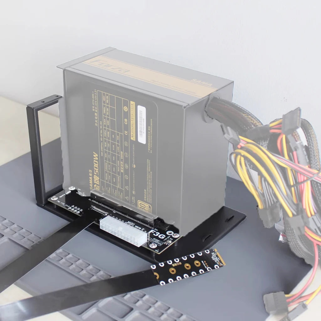 For M.2 NVMe key M to PCI-E 5.0 X16 eGPU Adapter Cable for Notebook ITX/STX Graphics Card External to M.2 NVMe Docking Station