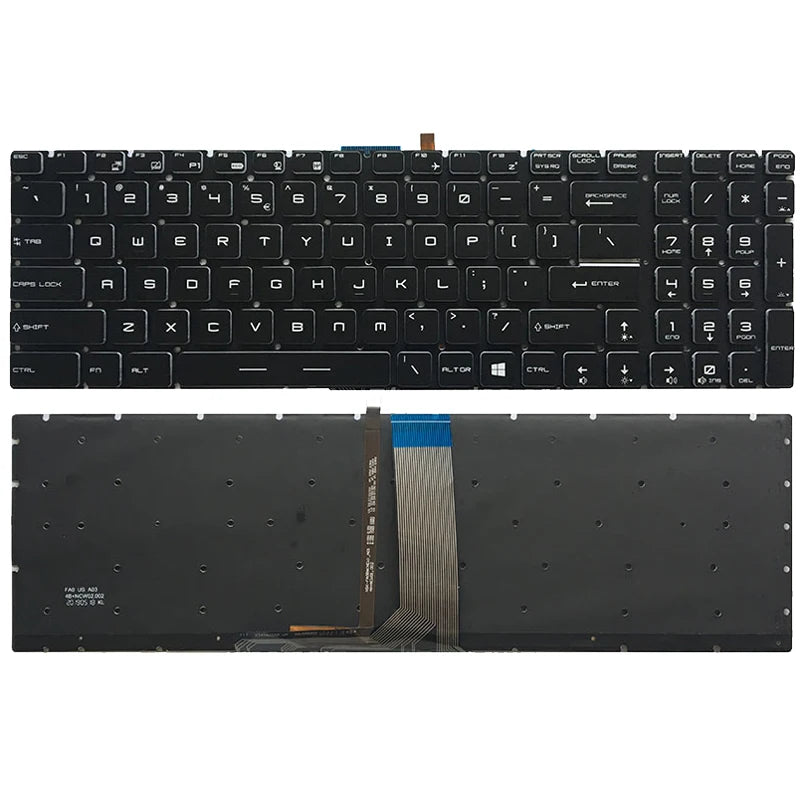 Russian/US/Spanish laptop keyboard For MSI GP62 GP62MVR MS-16J9 MS-16J5 MS-16J6 MS-16JB MS-16J3 MS-1781 MS-1782 MS-1783 MS-1785