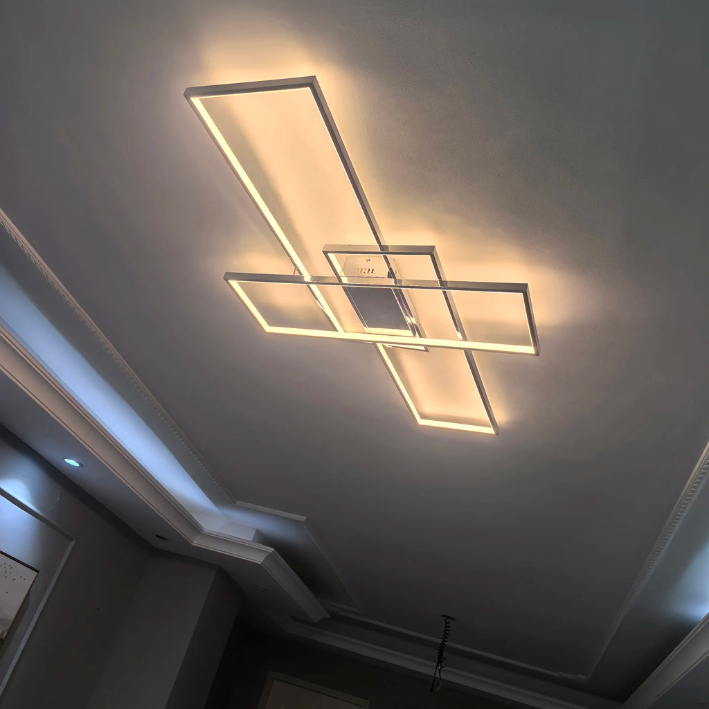 Alexa Smart Home Modern Led ceiling lights for livingroom bedroom lustre Led ceiling light White/Black led Ceiling Lamp fixture