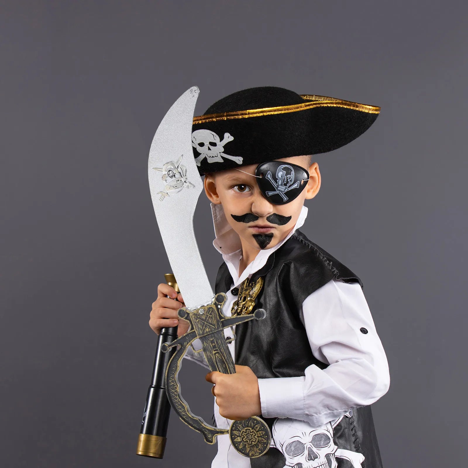 Sword Accessories for Party Pirate Accessories Cosplay Halloween Decorations Pirate Props Stage Performance Supplies