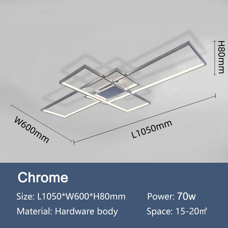 Alexa Smart Home Modern Led ceiling lights for livingroom bedroom lustre Led ceiling light White/Black led Ceiling Lamp fixture